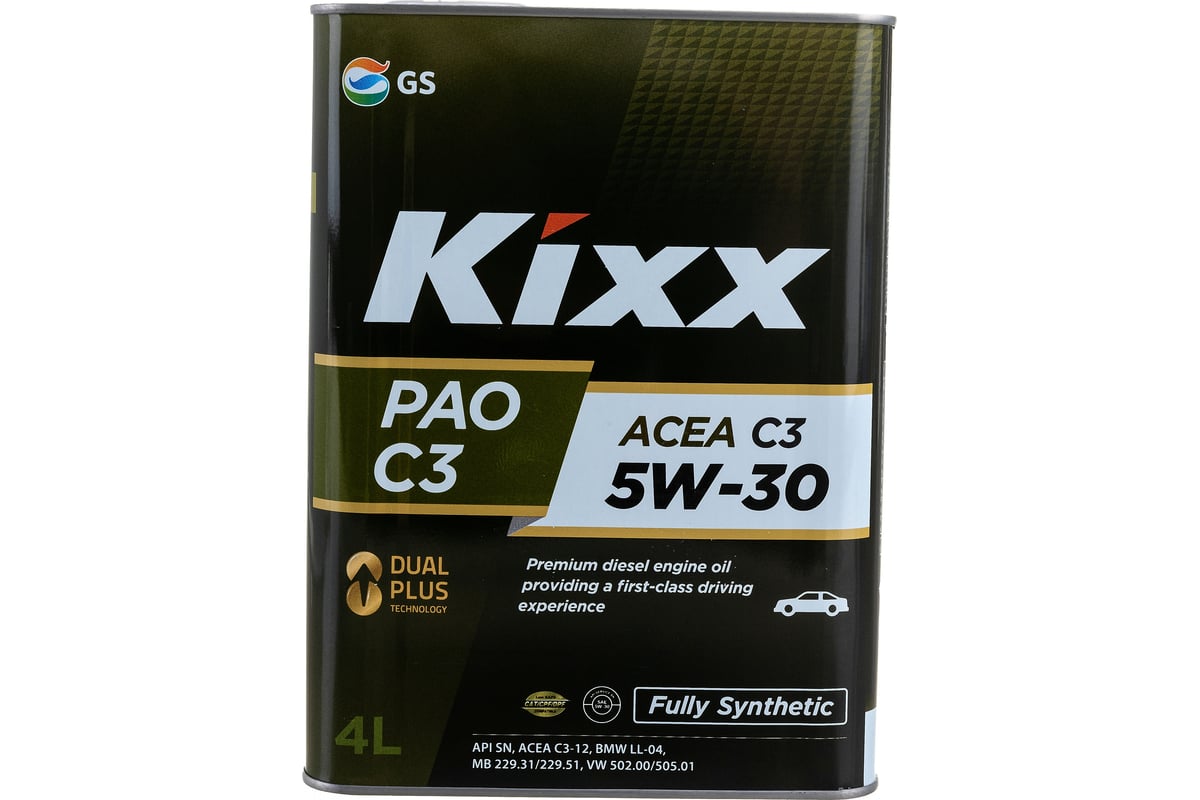 Моторное масло KIXX PAO 5W30, синтетическое, 4 л L209144TE1 - выгодная .