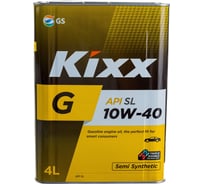 Моторное масло KIXX G SL/CF, 10W40, полусинтетическое, 4 л L531644TE1 17413752