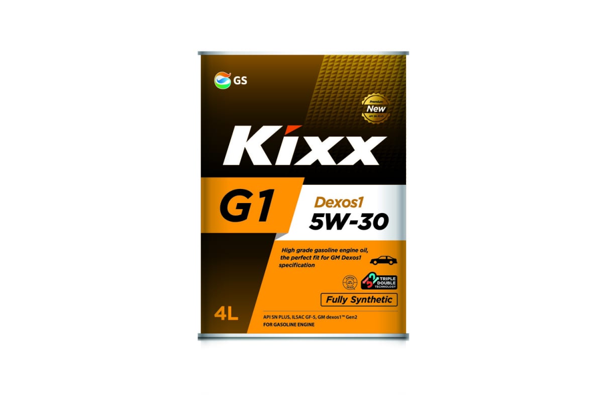  масло KIXX G1 Dexos1 SN Plus, 5W30, синтетическое, 4 л .