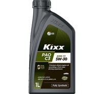 Моторное синтетическое масло KIXX PAO 5w-30 API SP, ACEA C3 канистра 1 л L2091AL1E1