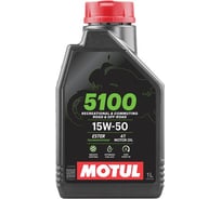 Моторное масло MOTUL 5100 4T 15W50 1 л 112860