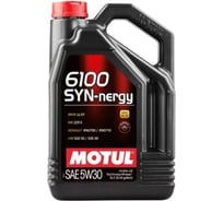 Моторное масло MOTUL 6100 SYN-NERGY 5W30 5 л 113439
