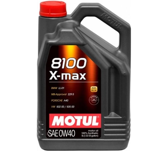 Моторное масло MOTUL 8100 X-MAX 0W40 5 л 113223 1