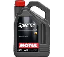 Моторное масло MOTUL SPECIFIC 229.52 5W30 5 л 113210