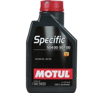 Моторное масло MOTUL SPECIFIC 504 00 507 00 5W30 1 л 113207