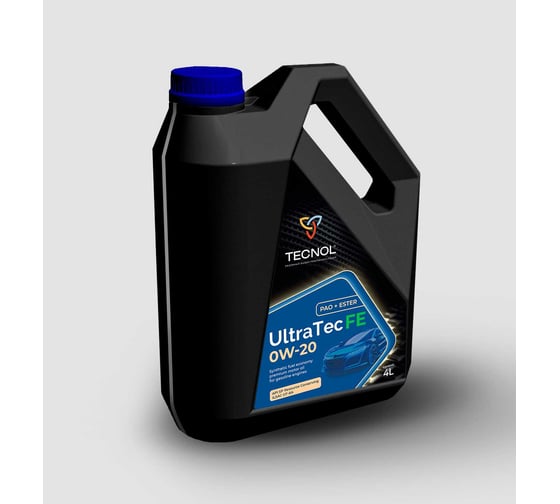 Масло TECNOL UltraTec FE 0W-20 PAO+Ester ILSACGF-6A синтетическое энергосберегающее моторное масло премиум класса 394017-004