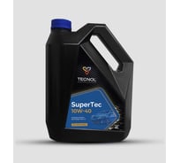 Масло TECNOL SuperTec 10w40 API SN/CF 4L синтетическое моторное масло последнего поколения 394029-004