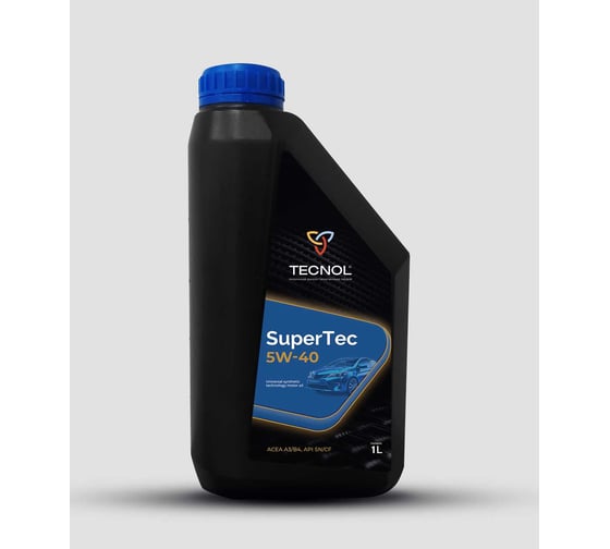 Масло TECNOL SuperTec 5w40 API SN/CF универсальное синтетическое моторное масло 394022-001 1