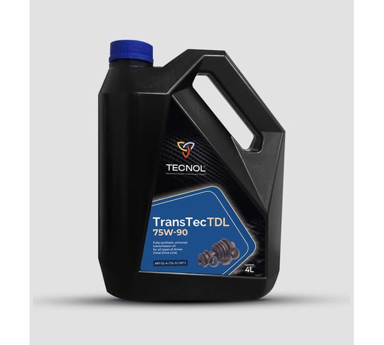 Универсальное синтетическое трансмиссионное масло премиум-класса TECNOL TransTec TDL 75w90 394123-004 1