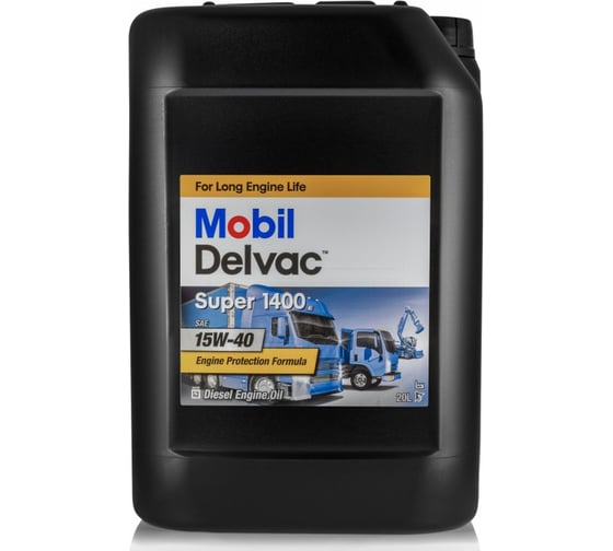 Моторное масло MOBIL Delvac Super 1400 15W40 минеральное 20 л 155432 1