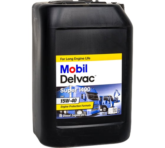 Моторное масло MOBIL Delvac Super 1400 15W40 минеральное 20 л 155432