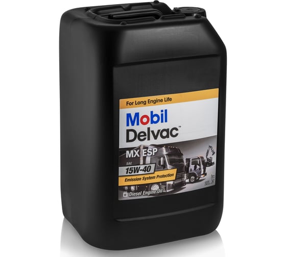 Моторное масло MOBIL Delvac MX ESP 15W40 минеральное 20 л 153851