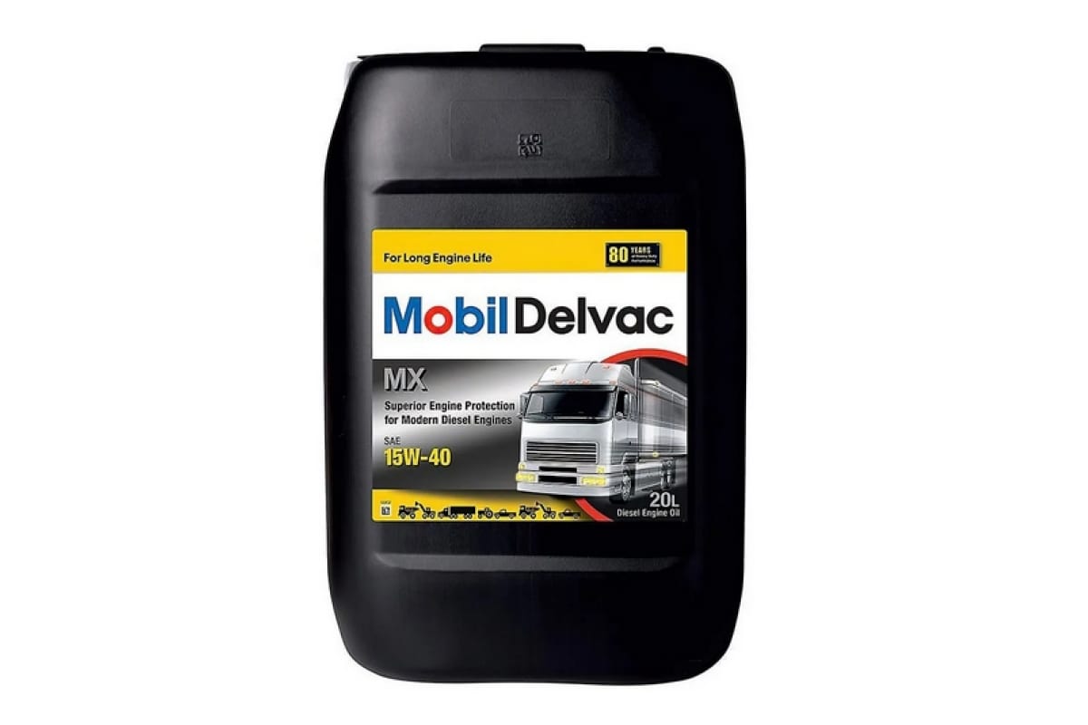 Моторное масло MOBIL Delvac MX 15W40 минеральное 20 л 152737 - выгодная .