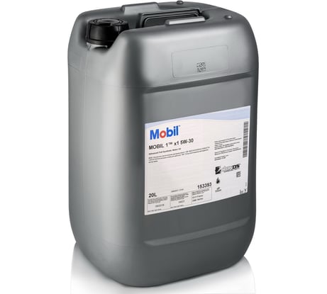 Моторное масло MOBIL 1 X1 5W30 синтетическое 20 л 154803