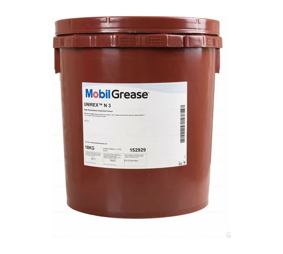 Пластичная смазка MOBIL Unirex N 3 NLGI 3 18 кг 152929