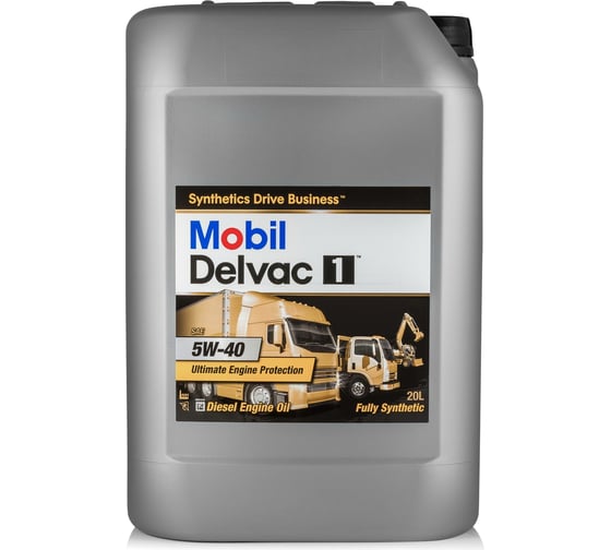 Моторное масло MOBIL Delvac 1 5W40 синтетическое 20 л 152709