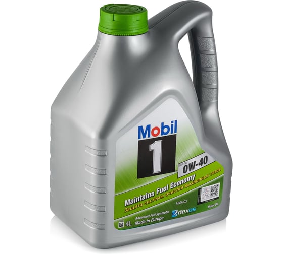 Моторное масло MOBIL 1 ESP X3 0W40 синтетическое 4 л 154149