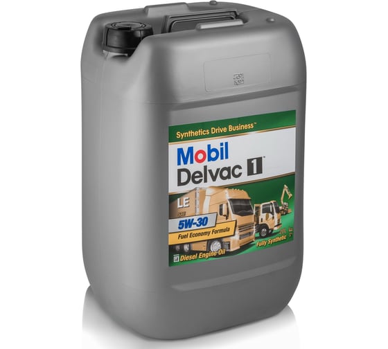 Моторное масло MOBIL Delvac 1 LE 5W30 синтетическое 20 л 152707