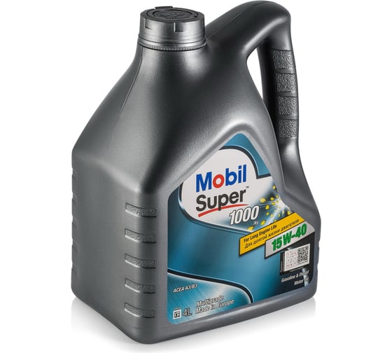 Моторное масло MOBIL Super 1000 X1 15W40 минеральное 4 л 152570