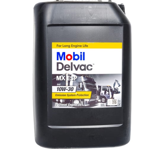 Моторное масло MOBIL Delvac MX ESP 10W30 минеральное 20 л 153855