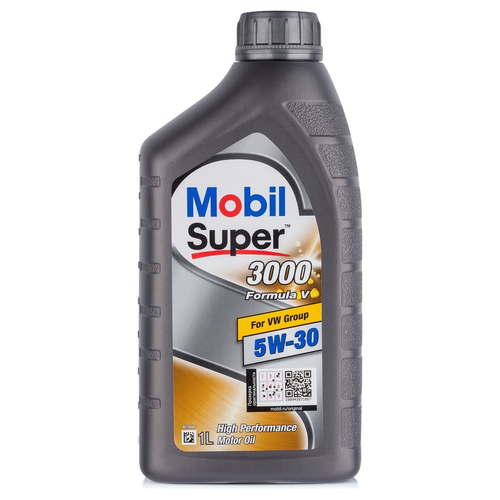 Моторное масло MOBIL Super 3000 Formula V 5W30 синтетическое 1 л 153454 ...