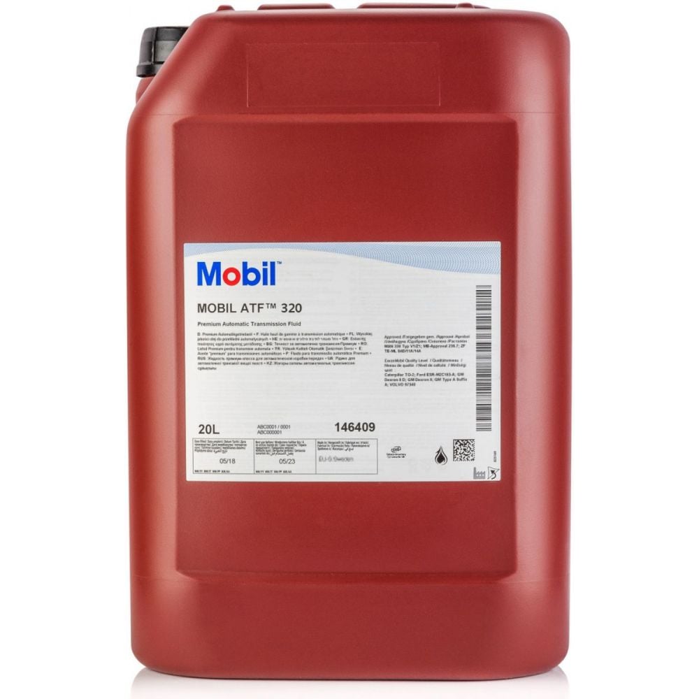 Трансмиссионное масло MOBIL ATF 320 20 л 155064 - выгодная цена, отзывы ...