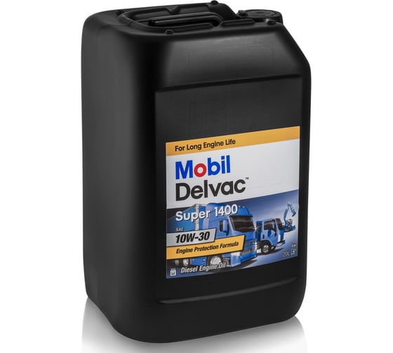 Моторное масло MOBIL Delvac Super 1400 10W30 минеральное 20 л 152715
