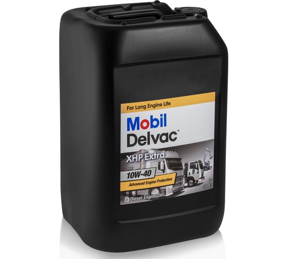Моторное масло MOBIL Delvac XHP Extra 10W40 синтетическое 20 л 152712