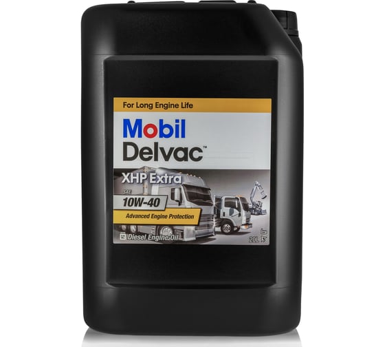 Моторное масло MOBIL Delvac XHP Extra 10W40 синтетическое 20 л 152712