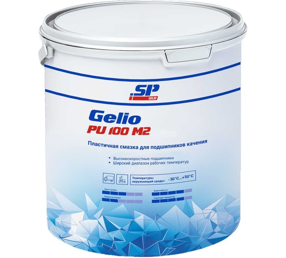 Пластичная смазка Shield Lubricants SP Gelio PU 100 M2, 18 кг 8330180 1