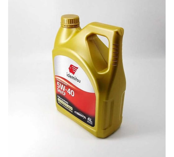 Моторное масло IDEMITSU FULLY-SYNTHETIC, 5W-40, SN/CF, 4 л 30015048-746