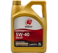 Моторное масло IDEMITSU FULLY-SYNTHETIC, 5W-40, SN/CF, 4 л 30015046-746