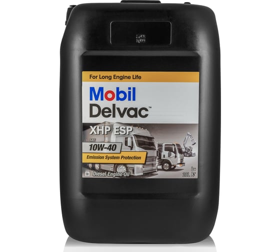 Моторное масло MOBIL Delvac XHP ESP 10W40 синтетическое 20 л 153121
