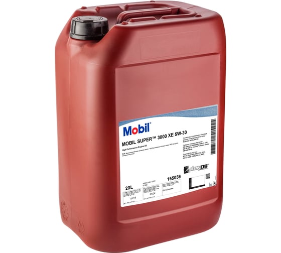Моторное масло MOBIL Super 3000 XE 5W30 синтетическое 20 л 155057