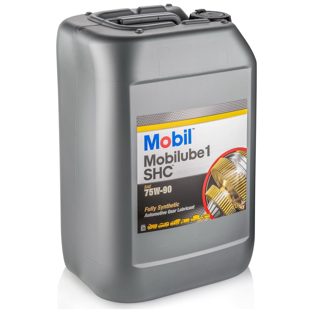 Трансмиссионное масло MOBIL Mobilube 1 SHC 75W90 синтетическое 20 л ...