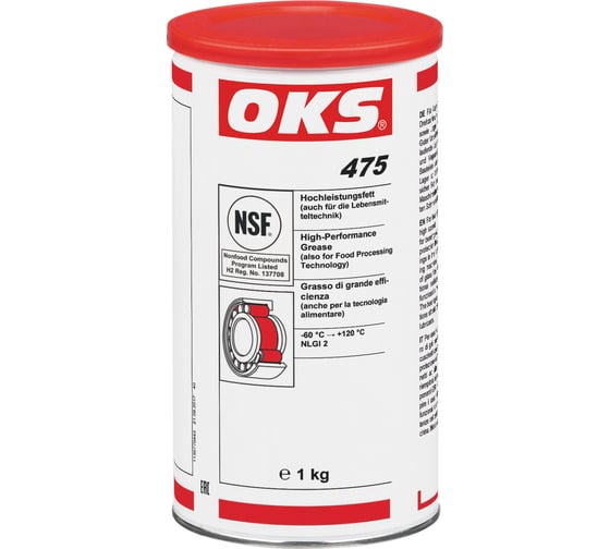 Низкотемпературная консистентная смазка OKS с PTFE 475 Банка, 1кг 269897