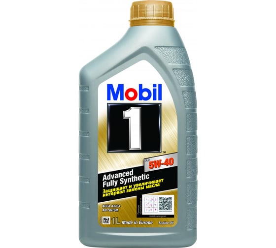Масло моторное синтетическое X1 5W40 1 л MOBIL 155579