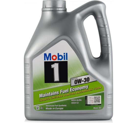Масло моторное синтетическое 1 ESP LV 0W30 4 л MOBIL 154315