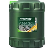 Синтетическое трансмиссионное масло Fanfaro ATF III D 10 л FF8603-10-E