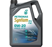 Моторное масло Petronas Syntium X 0W-20 C5. 5 л.API SP, ACEA C5 70980M12EU
