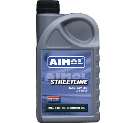 Моторное масло AIMOL Streetline синтетическое, 5w-40, 1 л 8717662390548