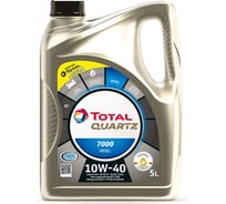 Моторное масло TOTAL 7000 10W-40 дизель, 5 л 201524