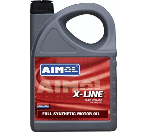 Моторное масло AIMOL X-Line синтетическое, 5w-20, 4 л 8717662396199 1