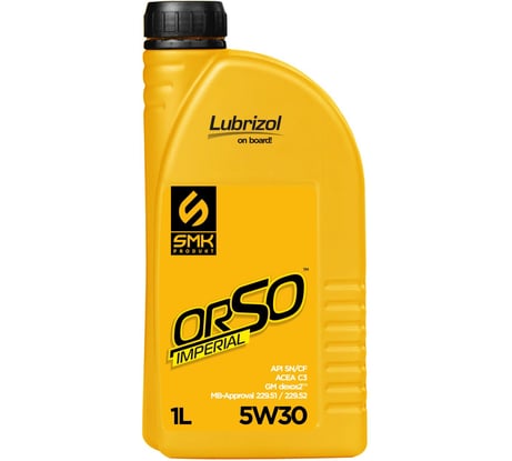 Моторное масло SMK универс.Orso Imperial 530 5W-30 API SN/CF 530ORIM001