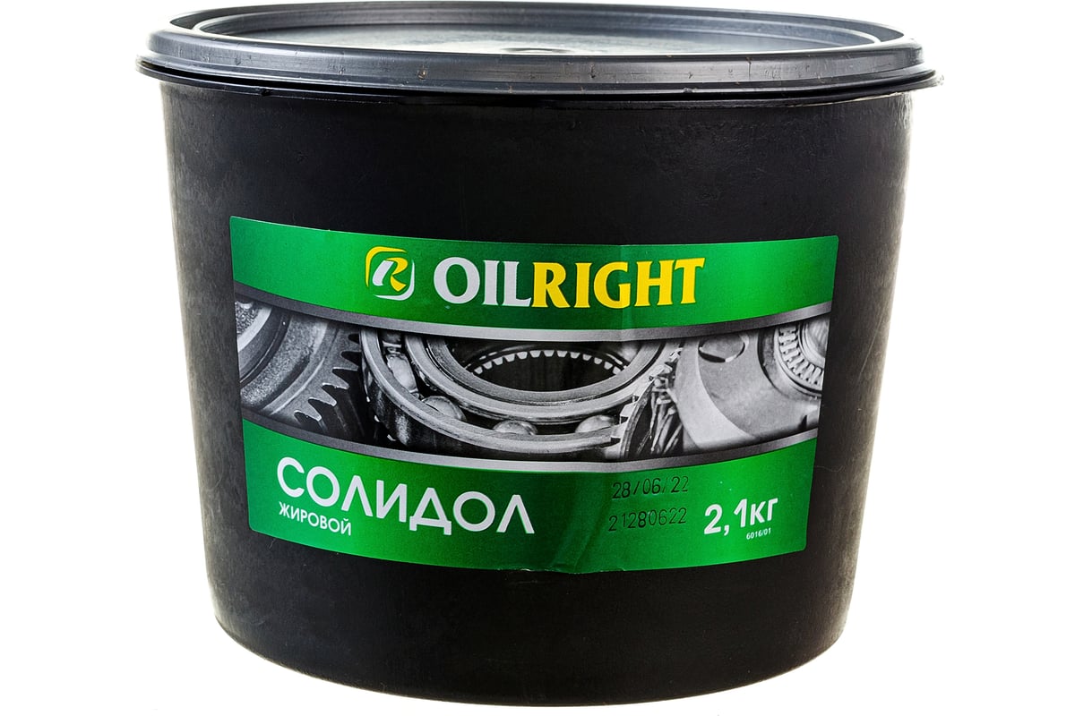 Жировой солидол OILRIGHT 2.1 кг, ведро 6016 - выгодная цена, отзывы ...
