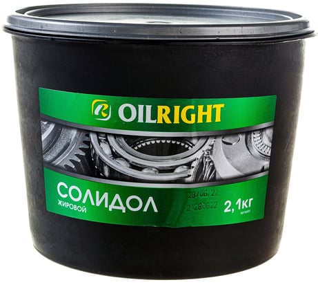 Жировой солидол OILRIGHT 2.1 кг, ведро 6016