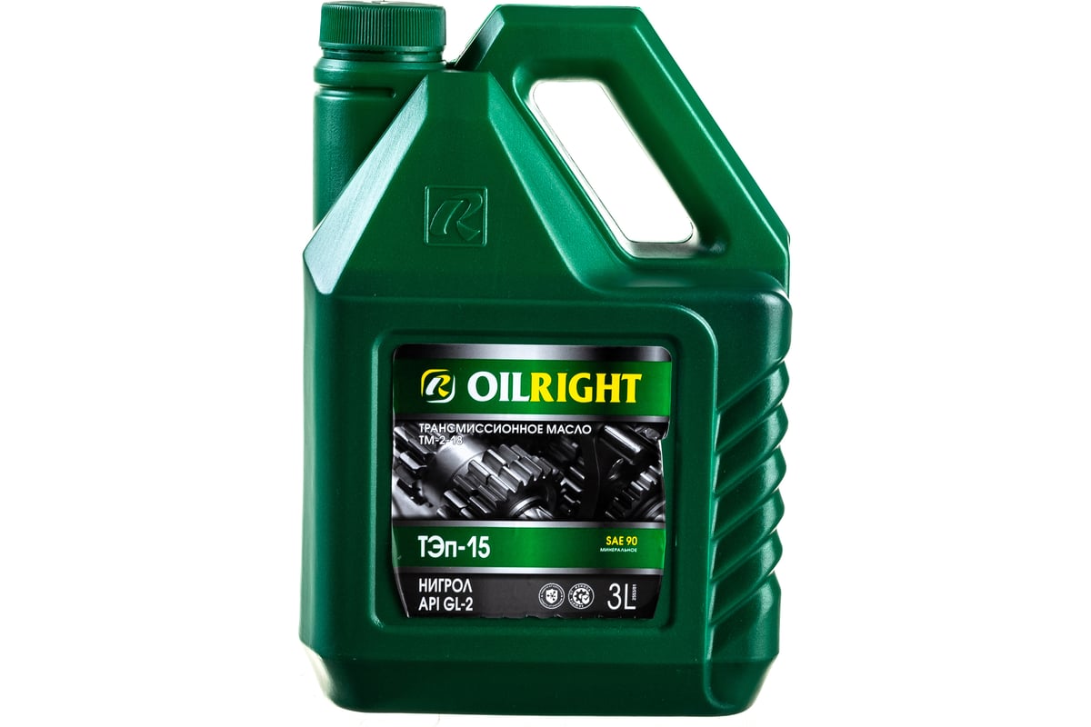 Трансмиссионное масло OILRIGHT ТЭП-15 ТМ-2-18 нигрол, 3 л 2553