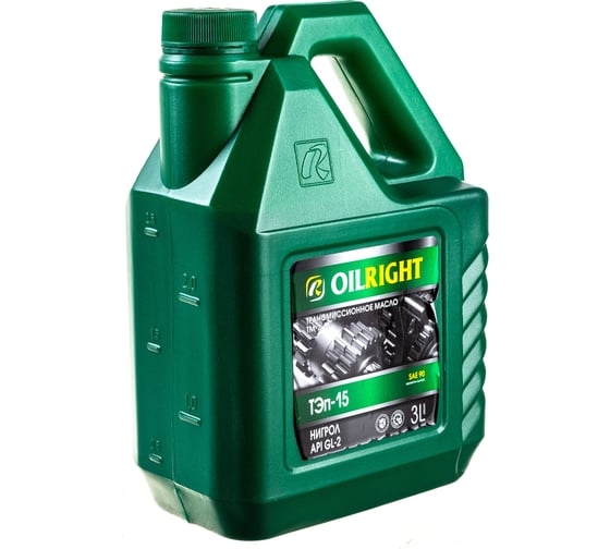 Трансмиссионное масло OILRIGHT ТЭП-15 ТМ-2-18 нигрол, 3 л 2553