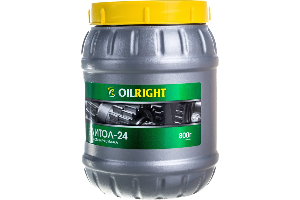 Пластичная смазка OILRIGHT Литол-24 800 г 6003 - выгодная цена, отзывы,  характеристики, фото - купить в Москве и РФ