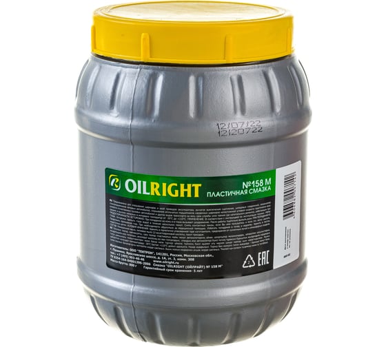 Пластичная смазка OILRIGHT 158 М 800 г 6081